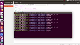 LEO  File Operations in C Linux Ubuntu with example [upl. by Ennelram764]