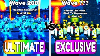 NEW🔥QUANTUM CAMERAMAN vs SPEAKER DRILL PENCIL CLOCK TV CAMERAMAN🤯  Toilet Tower Defense [upl. by Rehtaeh474]