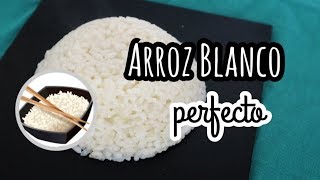 ARROZ BLANCO PERFECTO  Cómo hacer Arroz Hervido [upl. by Hadrian]