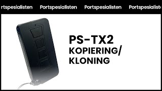 Hvordan klonekopiere med fjernkontroll PSTX2 [upl. by Natehc591]