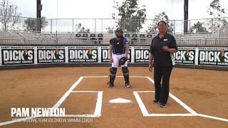 Softball Catcher Skills Throwing [upl. by Yerrot]