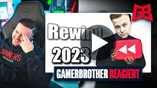 GamerBrother REAGIERT auf FUßBALLDEUTSCHLAND REWIND 2023 😂 [upl. by Sirob]