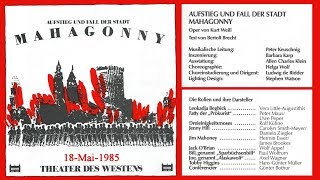 MAHAGONNY 1985 Mai 18 TdW [upl. by Oira968]