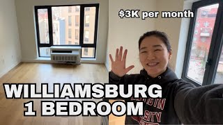 East Williamsburg NYC 1 Bedroom Empty Apartment Tour [upl. by Rosalinda385]