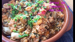 Receita de Arroz de Marisco e Tamboril [upl. by Aiciram457]