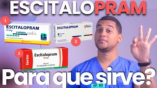 ESCITALOPRAM PARA QUE SIRVE  3 COSAS [upl. by Costanzia]