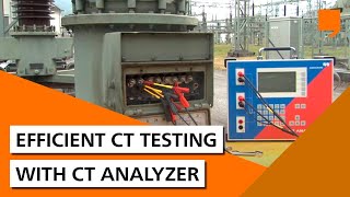 Efficient current transformer testing with OMICRON CT Analyzer [upl. by Malin]