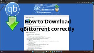 How to Download qBittorrent Correctly [upl. by Corvin336]