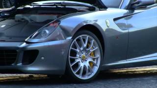 Ferrari 599 GTB Fiorano Crash In Paris [upl. by Strander]