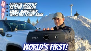 CTEK CS FREE Multifunction Portable Battery Charger and Maintainer with Adaptive Boost [upl. by Nomed]