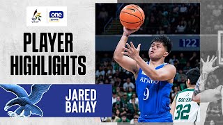 Ateneos Jared Bahay CAREERHIGH 22 PTS vs DLSU  UAAP SEASON 87 MEN’S BASKETBALL ROUND 2 HIGHLIGHTS [upl. by Yenial]