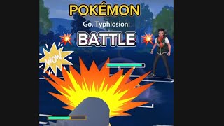 Typhlosion in Pokemon Go Battle fyp pokemon gameplay playpokemon trending foryou viralvideo [upl. by Hauck]