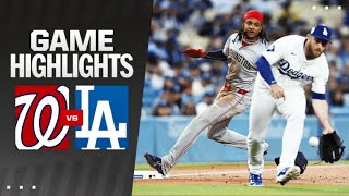 Nationals vs Dodgers Game Highlights 41524  MLB Highlights [upl. by Shull159]