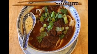 Taiwanese Beef Noodle Soup Recipe 如何做台式牛肉麵 [upl. by Aremaj653]