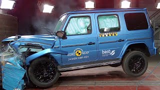 NEW Mercedes Electric GClass CRASH TEST 2024 [upl. by Beshore269]