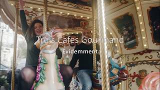 Trois Cafes Gourmands Evidemment ParolesLyrics [upl. by Akemor]