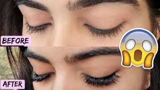 I GOT EYELASH EXTENSIONS KRITIKA KHURANA [upl. by Nymzaj465]