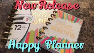 2017 NEW RELEASE quotHello Beautifulquot Happy Planner Flip Through [upl. by Geffner]