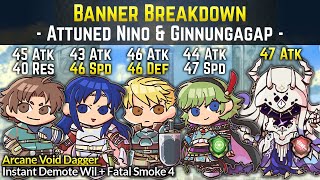 Attuned Nino Rearmed Ginnungagap Isadora amp Harken Demote Wil  Banner Breakdown [upl. by Amocat988]