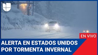 Edición Digital Millones en alerta en EEUU por la primera gran tormenta invernal del año [upl. by Elliven639]