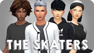 HIGH SCHOOL CLIQUES  THE SKATERS  Sims 4 Create A Sim [upl. by Pickard]