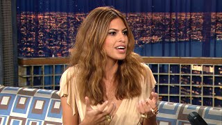 Eva Mendes Fun Areas  Late Night with Conan O’Brien [upl. by Dael824]