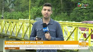 VENCIMENTO DO IPVA 2024 [upl. by Sirronal379]