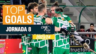 🏒 🥅 GOLS OK LLIGA PLATA 202324  JORNADA 8️⃣ [upl. by Irrem]