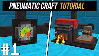 Pneumatic craft Part 1 Basics Tutorial  guide 1201 minecraft java edition [upl. by Ody]