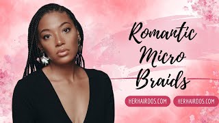 Romantic Micro Braids A StepbyStep Guide to Effortless Elegance [upl. by Fitzsimmons428]