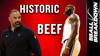 Why LeBron James Got Ime Udoka Ejected [upl. by Maribel551]