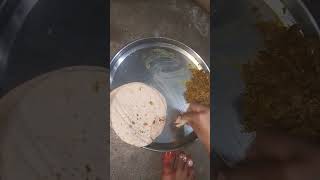 Roti sabji trending food cooking youtube shortvideo [upl. by Goldarina]