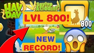 HIGHEST LEVEL IN HAY DAY 800 LEVEL [upl. by Atteiluj]