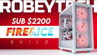 A Sub 2200 Fire and Ice build Featuring the NZXT H7 Elite with Benchmarks [upl. by Richella]