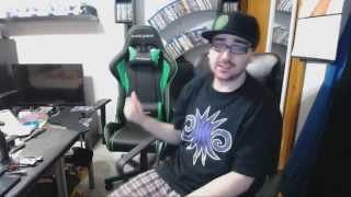 DXRacer F Series Chair MousepadArmrestFootrest Unboxing [upl. by Alcott]