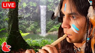 Native American Flute Music amp Rain Sounds  Deep Sleep Stress Relief Meditation Study Calm [upl. by Leinad]