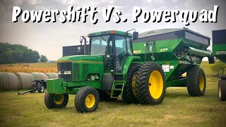 Powershift vs Powerquad in John Deere 70007010 series tractors [upl. by Steward898]