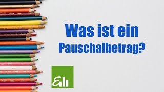 Was ist ein Pauschalbetrag Steuern verstehen [upl. by Mcleod419]