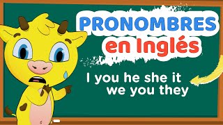 PRONOMBRES PERSONALES EN INGLÉS  APRENDER INGLÉS FÁCIL [upl. by Ahsinel]