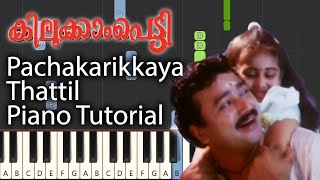 Pachakarikaya Thattil Piano Tutorial Notes amp MIDI  EASY  Kilukkampetti  Malayalam Song [upl. by Sophia]