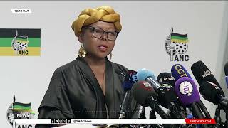 ANC briefs media on its National Working Committee meeting outcomes [upl. by Ecnedurp491]