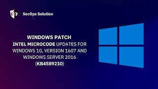 Patch Wednesday Day 19100   Windows KB4589210 Patch [upl. by Anerb]