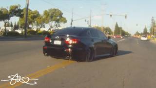 SICKEST EXHAUST for Lexus ISF  ISSforged Stainless Cat Back Track Exhaust [upl. by Orelie]