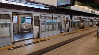 退役前夕搭下B443強剎車鬼叫港鐵lSL M Train A147A144B443太古至柴灣上行強刹車鬼叫行車片段 [upl. by Htenaj]