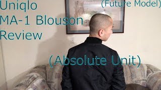 Uniqlo MA 1 Blouson Review [upl. by Arracot]