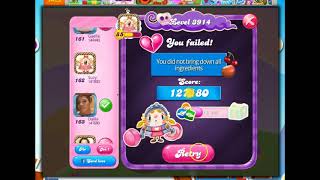 Candy Crush Level 3914 Talkthrough 26 Moves 0 Boosters [upl. by Aihsik]