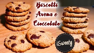 Biscotti ai Fiocchi dAvena e Cioccolato SENZA FARINA e BURRO [upl. by Ursal]