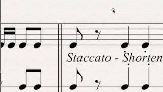 Staccato And Legato Explained [upl. by Doreg325]