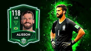 118 ALISSON S REVIEW  FIFA MOBILE GAMEPLAY ⚽ [upl. by Uel751]