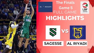 AL Riyadi vs Sagesse Full Game Highlights LBL Finals Game 5 20232024 [upl. by Iggie]